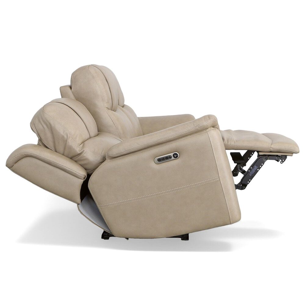 Flexsteel Crew 3-Piece Power Reclining Living Room Set in Pebble, , large