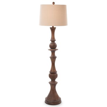 Lux Lighting Floor Lamp in Distressed Beige, , large