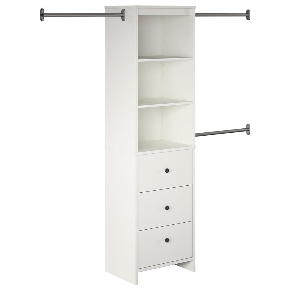 DHP Bandon Closet Storage Organizer in White, , large