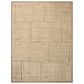 Loloi Beckham Brown and Antique Ivory 4" x 6" Area Rug, , large