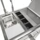Coyote Outdoor 30" Refreshment Center with Sink, Faucet and Drop-In Cooler in Stainless Steel, , large