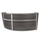 Regency Global Sourcing Marque Reception 2-Piece Desk Workstation Set in Driftwood Grey, , large