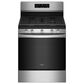 Whirlpool 2-Piece Kitchen Package with 5.0 Cu. Ft. Freestanding Gas Range and Microwave in Fingerprint Resistant Stainless Steel, , large