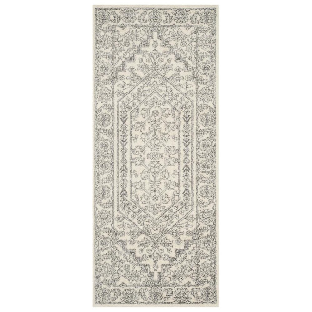 Safavieh Adirondack ADR108B-26 2&#39;6&quot; x 6&#39; Ivory/Silver Runner, , large