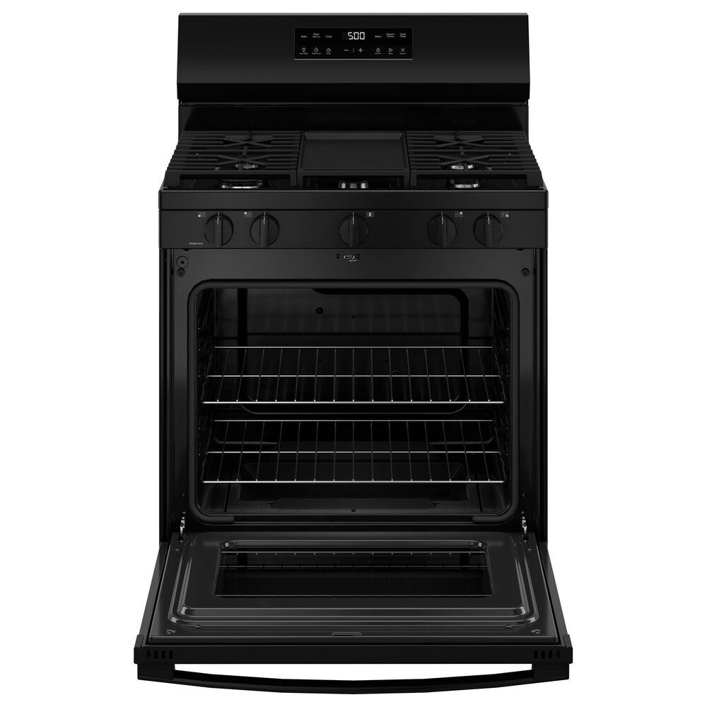 GE Appliances 5.3 Cu. Ft. Freestanding Natural Gas Range with Crisp Mode in Black, , large