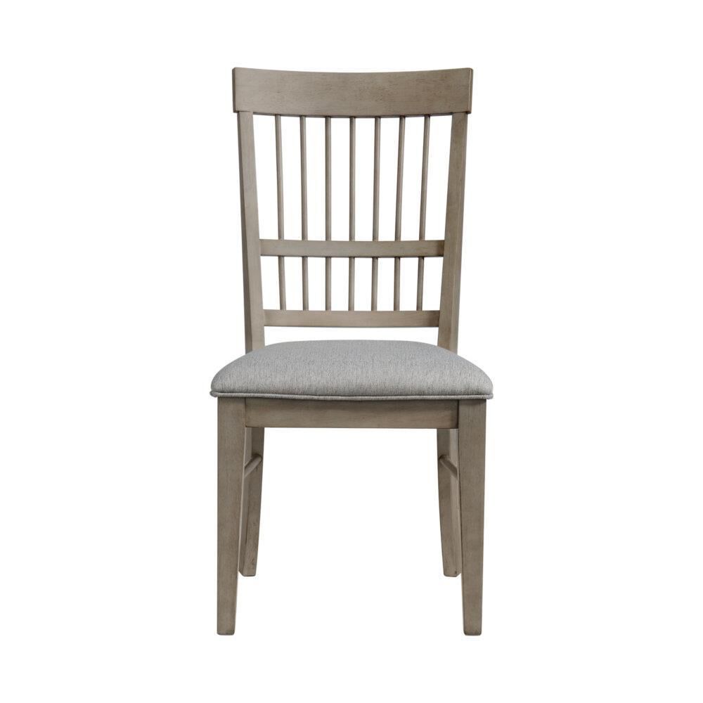 Hawthorne Furniture Beckett Spindle Back Dining Chair in Weathered Oak, , large