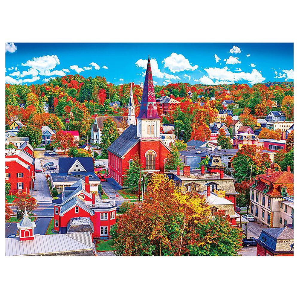 Cra-Z-Art Kodak 1000 Piece Premium Puzzle Montpellier, Vermont Townscape, , large
