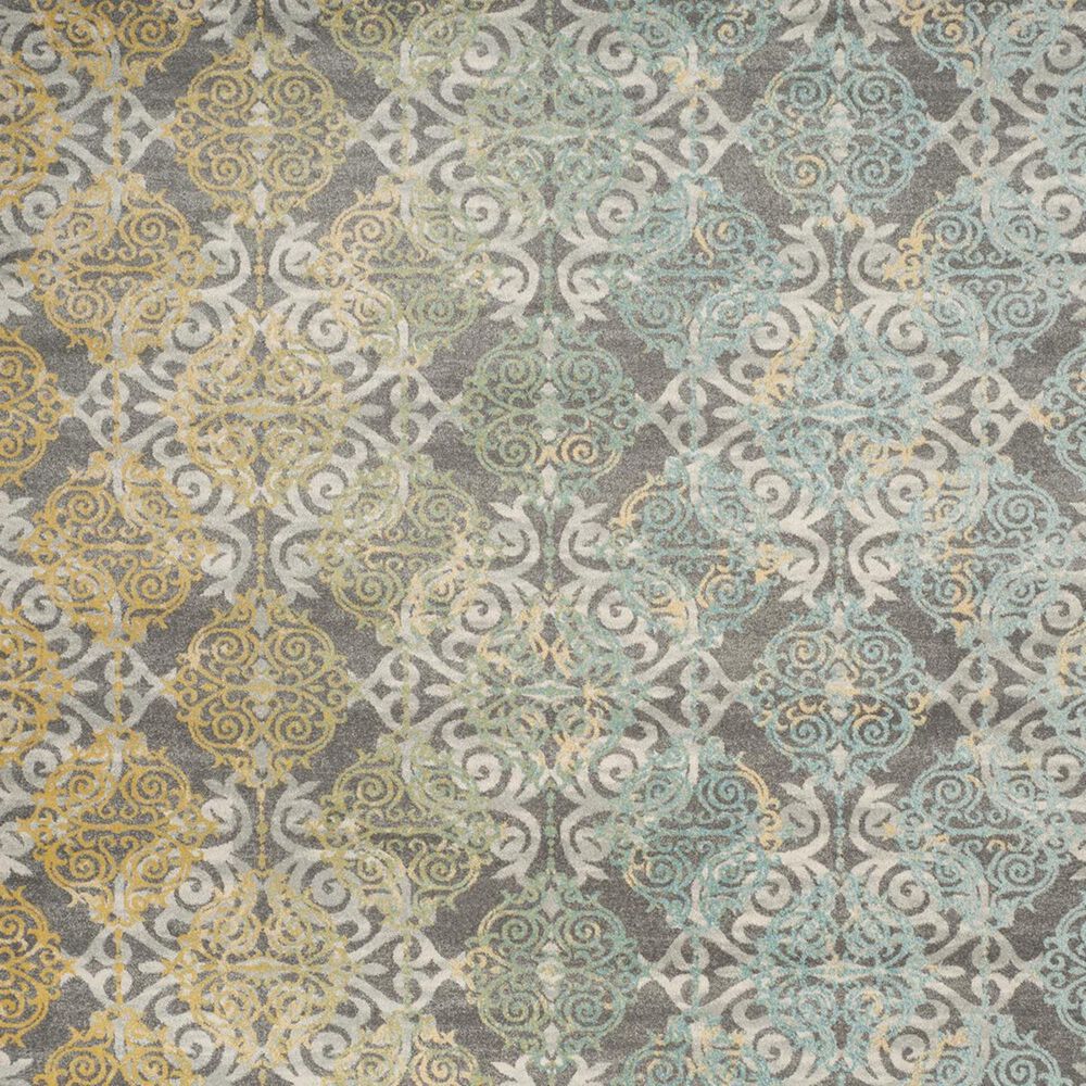 Safavieh Evoke EVK230D-5 5&#39;1&quot; x 7&#39;6&quot; Grey/Ivory Area Rug, , large