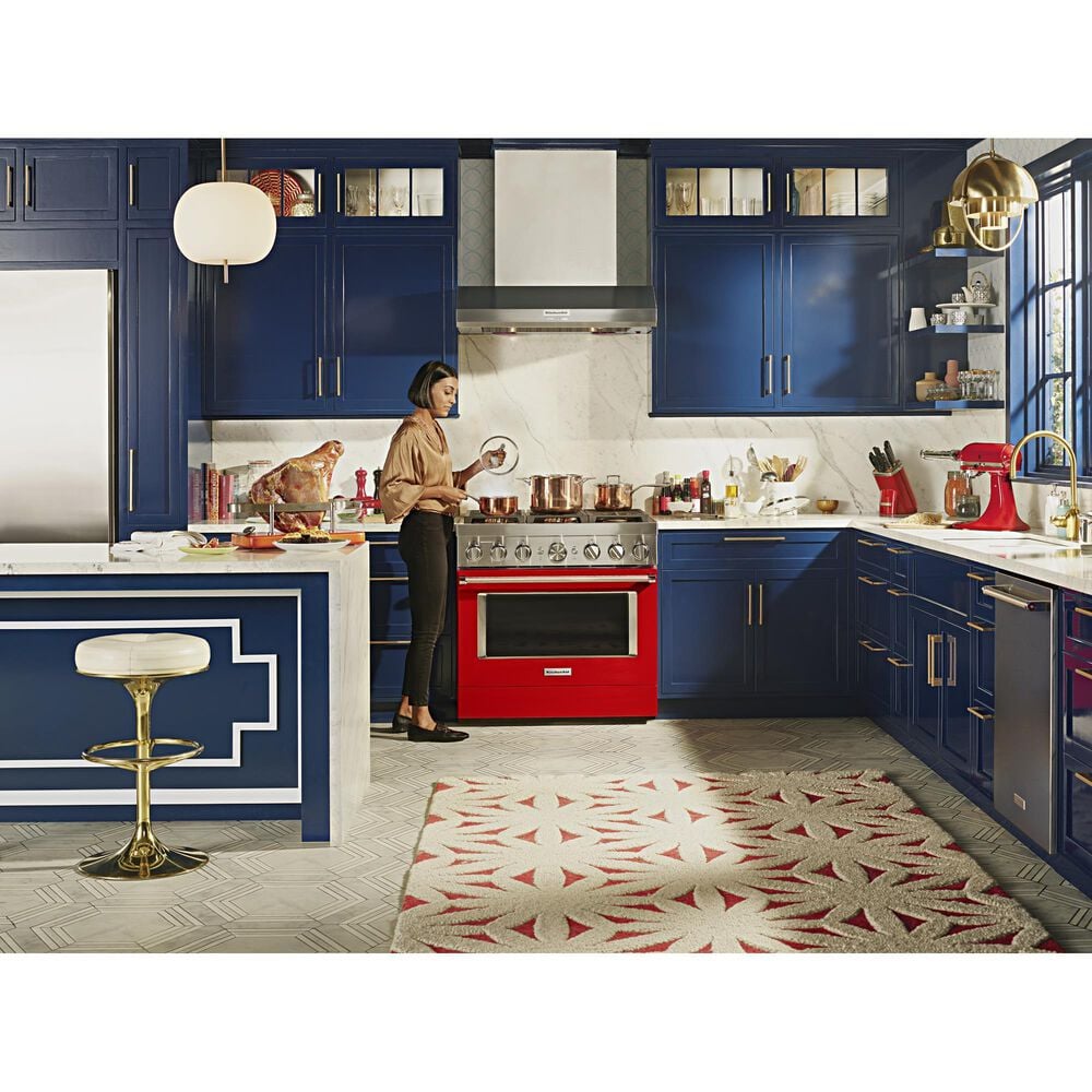 KitchenAid 36" Commercial-Style Wall-Mount Canopy Range Hood, , large