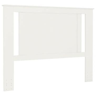 Lemoore Essential Full/Queen Panel Headboard with Side Style in Rockport White, , large