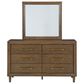 Ashley Lyncott 3-Piece King Bedroom Set in Brown, , large