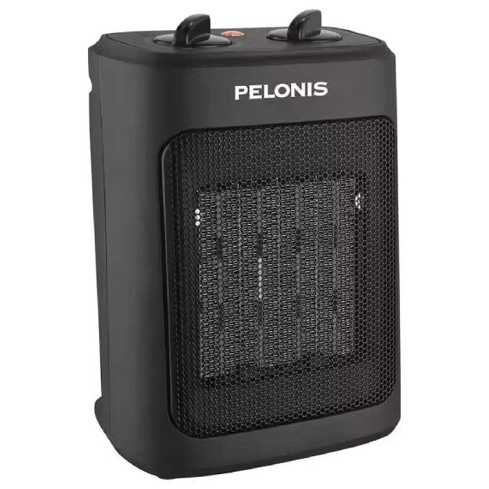 Pelonis 1500-Watt 9" Electric Personal Ceramic Space Heater with Thermostat in Black, , large