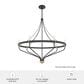 Hunter Merlin 7-Light Chandelier in Rustic Iron and Alturas Gold, , large