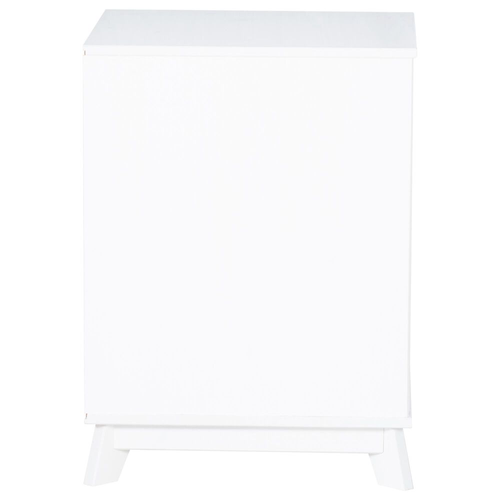 Linon Home Decor Polly 3-Drawer Nightstand in White, , large