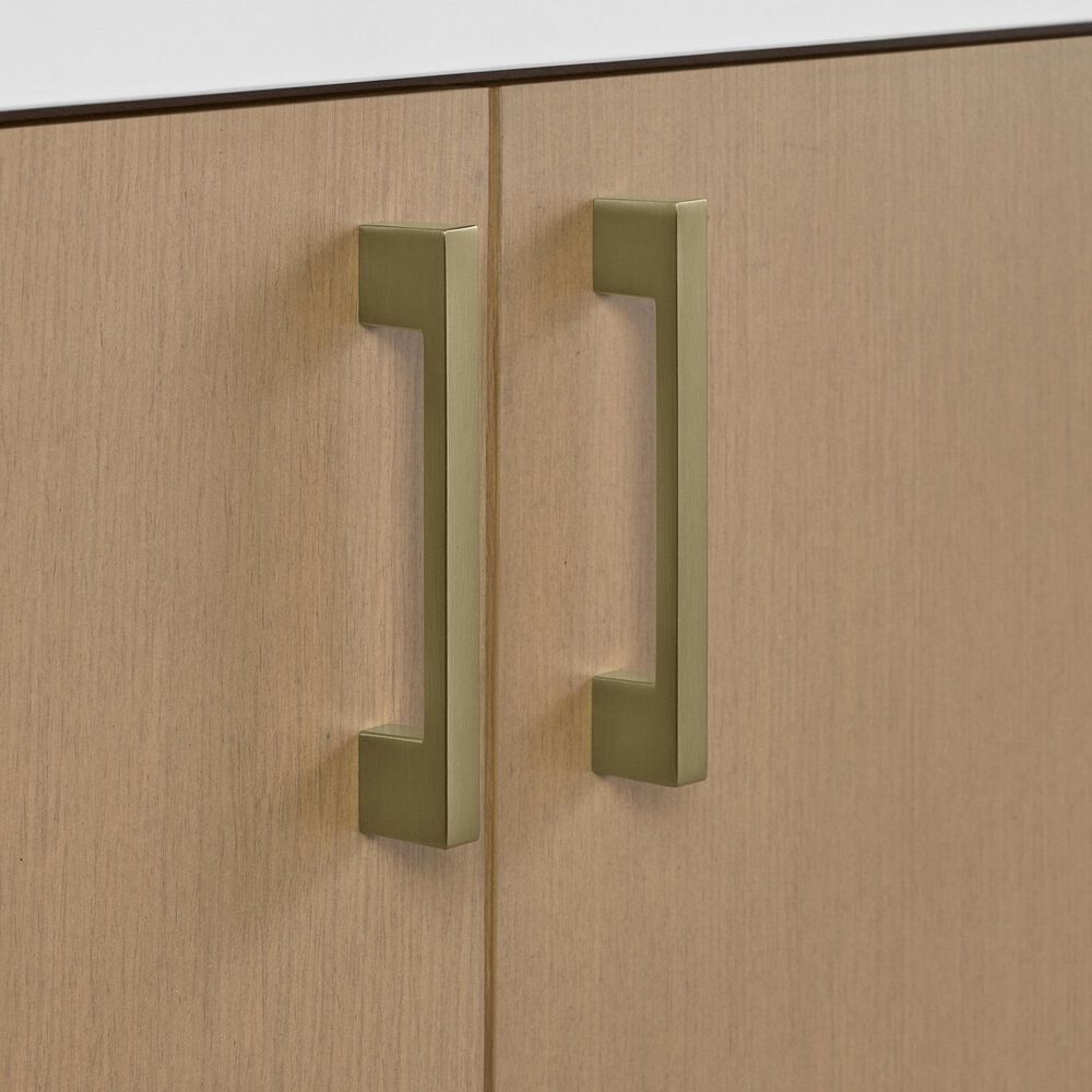 37B Mauri 36" Single Bathroom Vanity with Metal Base in Warm Oak with High-Profile 4" White Composite Stone Top, , large