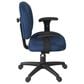 Regency Global Sourcing Comfort Series Swivel Computer Task Chair with Adjustable Arms in Navy Blue, , large