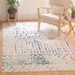 Safavieh Tulum TUL270 6" x 9" Ivory and Blue Area Rug, , large