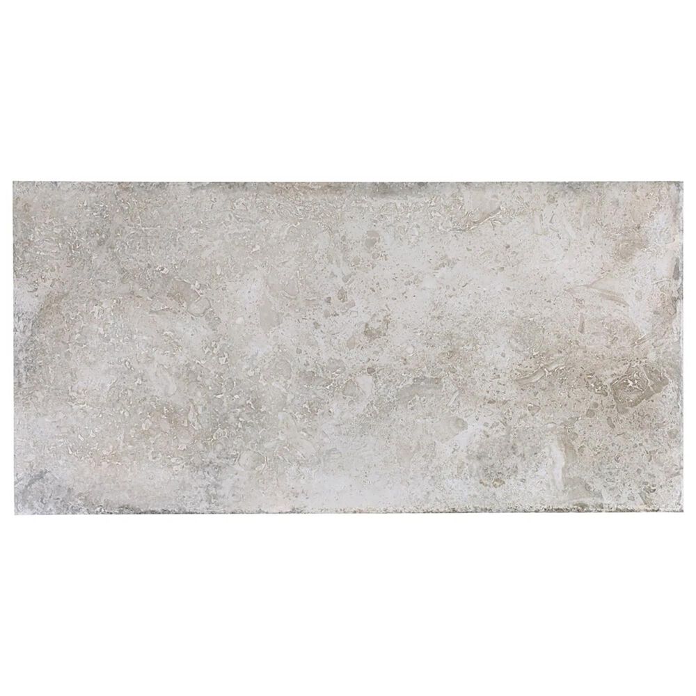 Soho Studio Caruso Efeso Gray 12" x 24" Travertine Look Matte Porcelain Tile, , large