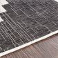 Surya Eagean EAG-2356 Black, Off-White and Charcoal 5"3" x 7"7" Indoor/Outdoor Area Rug, , large