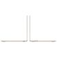 Apple MacBook Air 13.6" Laptop - Apple M4 chip 10-core CPU - 24GB RAM - 10-core GPU - 512GB SSD in Starlight with 3-Year AppleCare+, , large