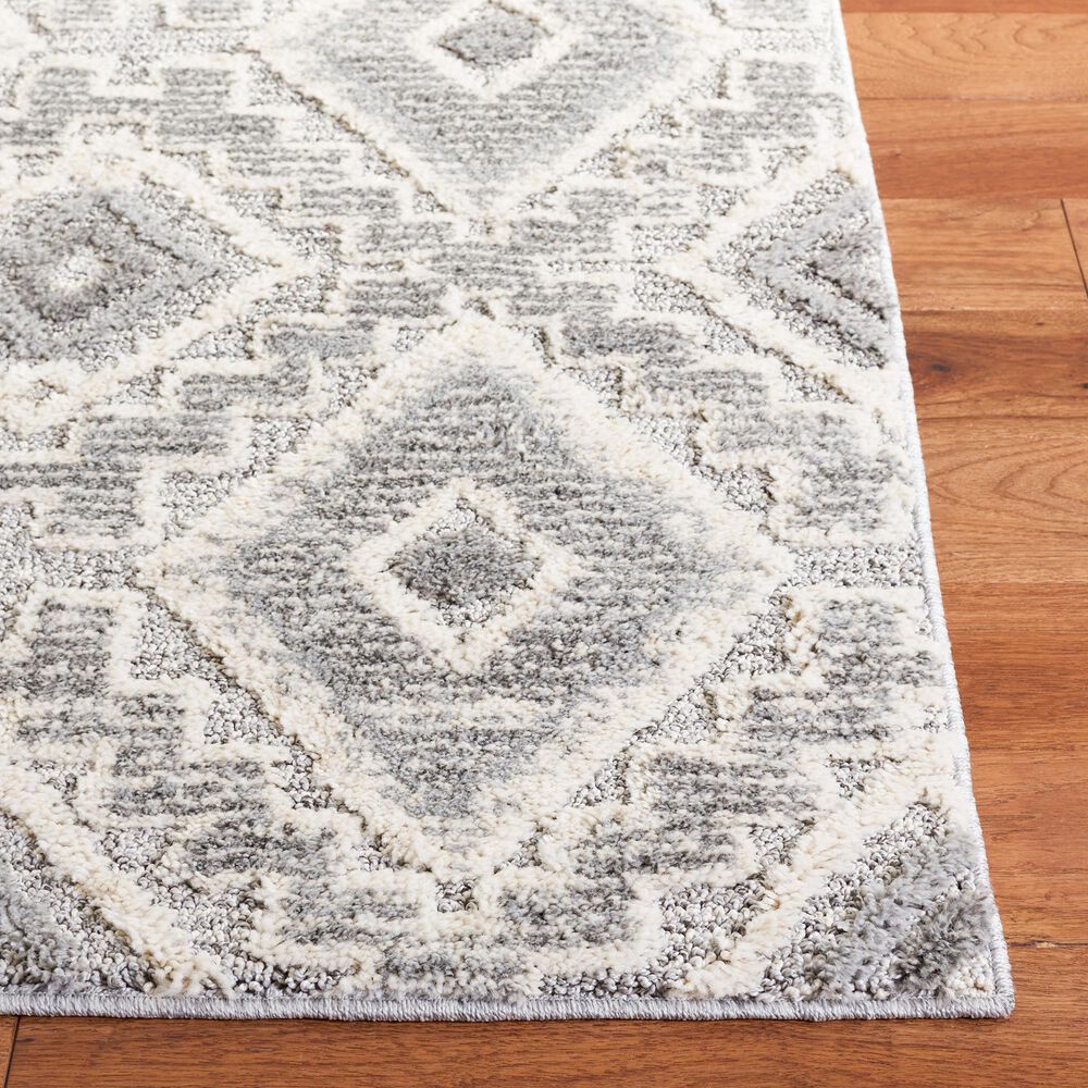 Safavieh Martha Stewart Lucia Shag MSR0781H 4&#39; x 6&#39; Dark Grey and Light Grey Area Rug, , large