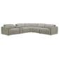 Interlochen 6-Piece Power Reclining Sectional in Brent Sand, , large