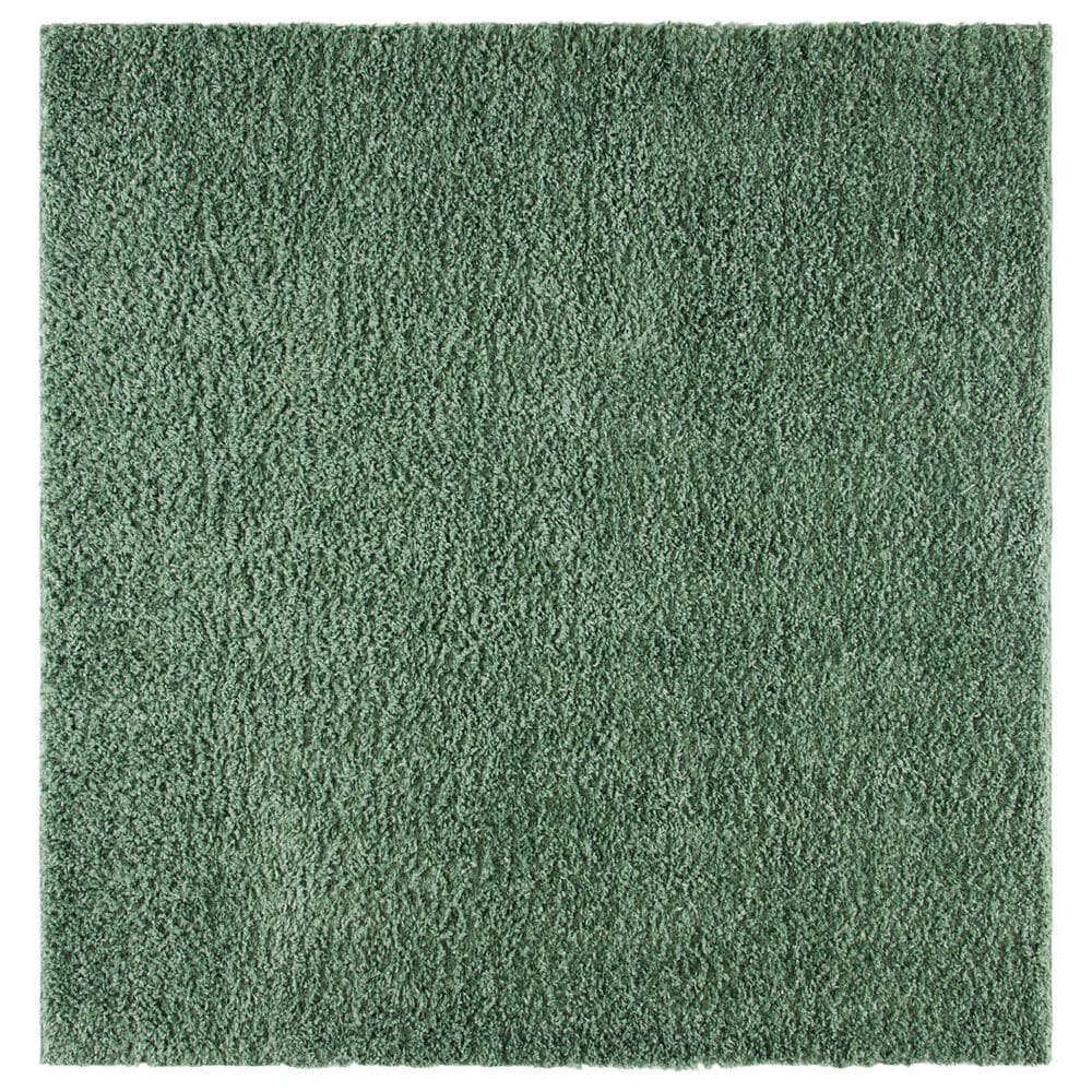 Safavieh August Shag 6"7" Square Green Area Rug, , large