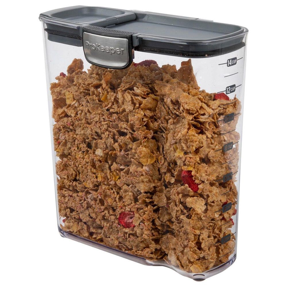 Progressive ProKeeper Plus 4.2-Quart Airtight Cereal Storage Container in Clear, , large