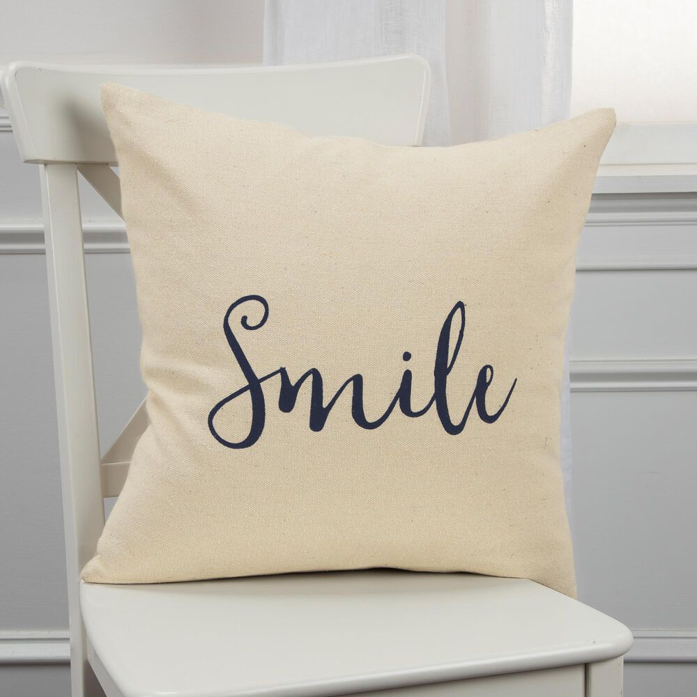 Rizzy Home Sentiment 20" Pillow Cover in Natural, , large
