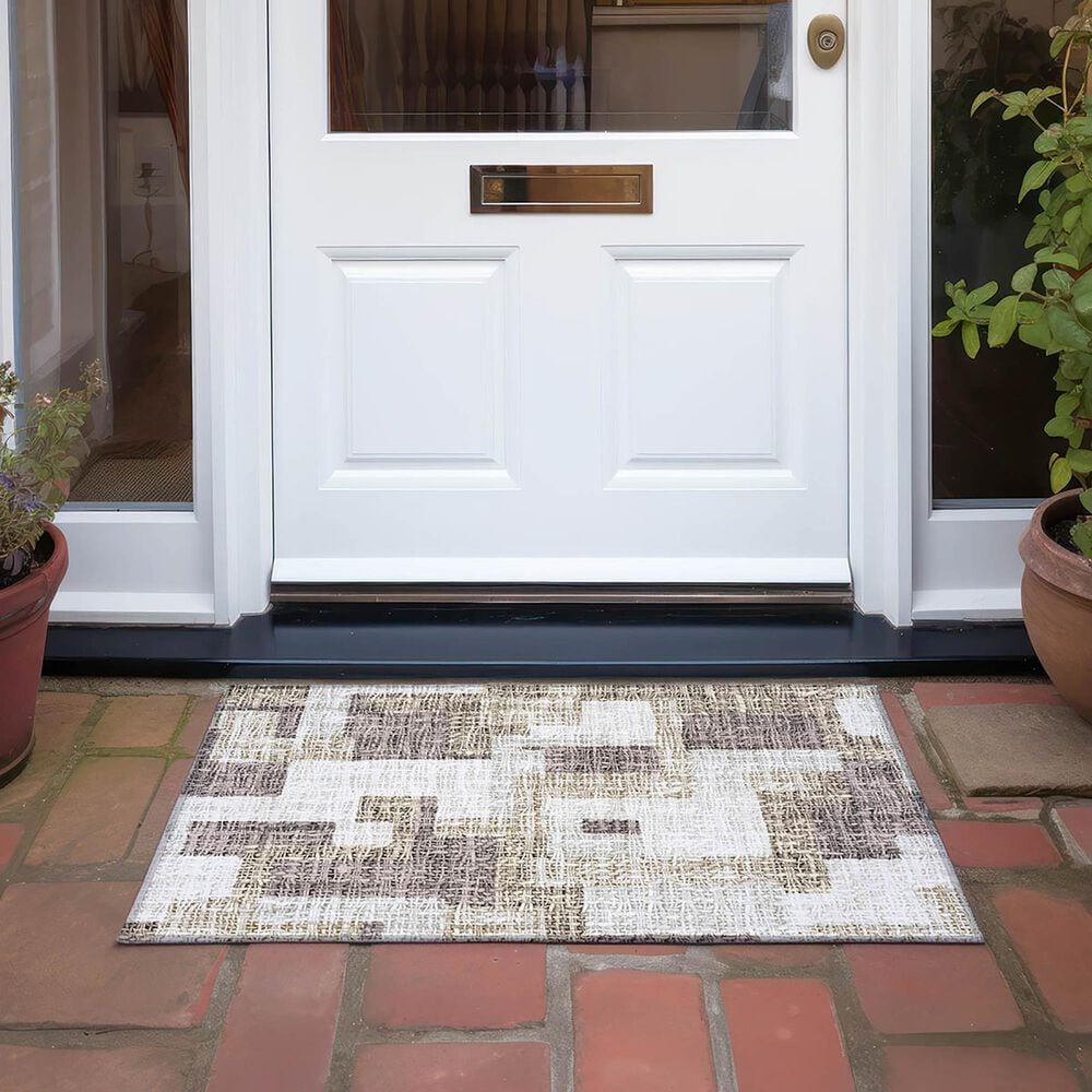 Dalyn Rug Company Portico PO3 Brown 2&#39;6&quot; x 3&#39;10&quot; Area Rug, , large