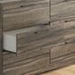 Ashley Elbrim 6-Drawer Dresser in Weathered Brown, , large