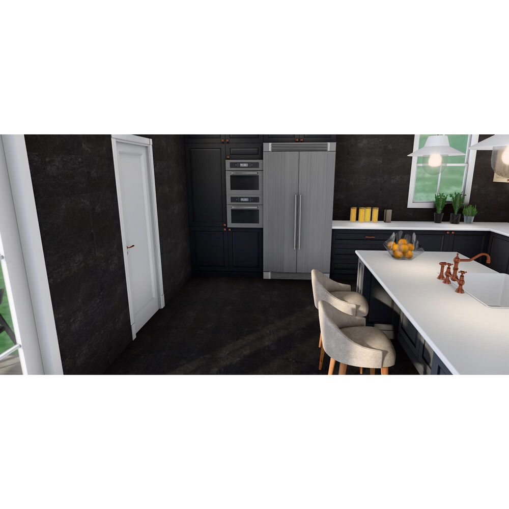 Soho Studio Montech Graphite 12" x 24" Matte Porcelain Tile, , large