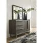 Ashley Arkenton 3-Drawer Dresser in Grayish Brown and White, , large