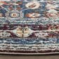 Safavieh Monaco MNC208M-3R 3" x 3" Ivory/Blue Round Rug, , large