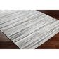 Surya Hollister HOL-2300 8" x 10" Silver Gray, Light Gray, Medium Gray, Charcoal, Brick Red Area Rug, , large