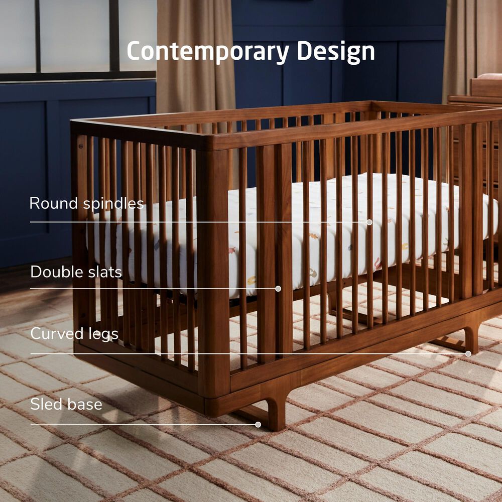 Maxi Cosi Embraced Forms 4-in-1 Convertible Crib in Chestnut, , large