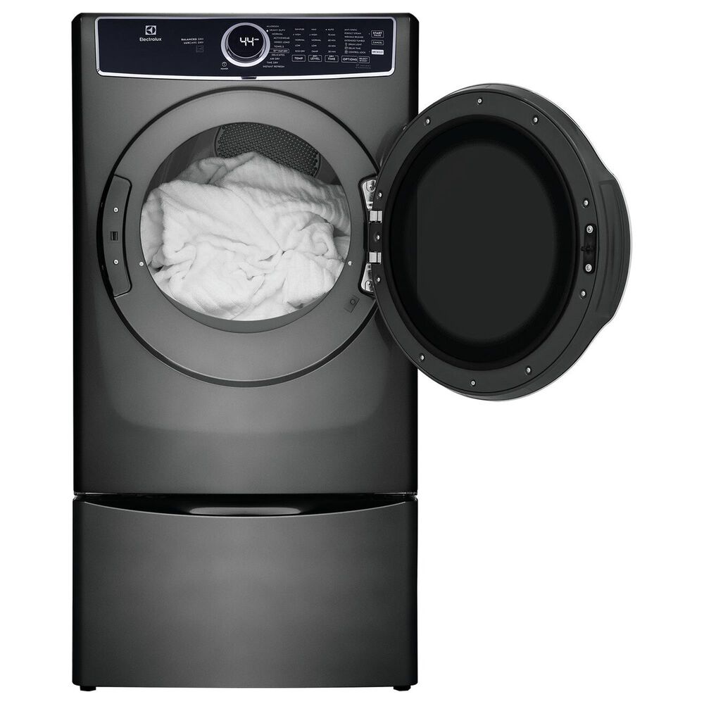 Electrolux 8 Cu. Ft. Front Load Electric Dryer with Balanced Dry in Titanium, , large