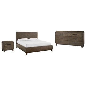 Urban Home Broderick 3-Piece King Bedroom Set in Wild Oats Brown, , large