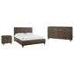 Urban Home Broderick 3-Piece King Bedroom Set in Wild Oats Brown, , large