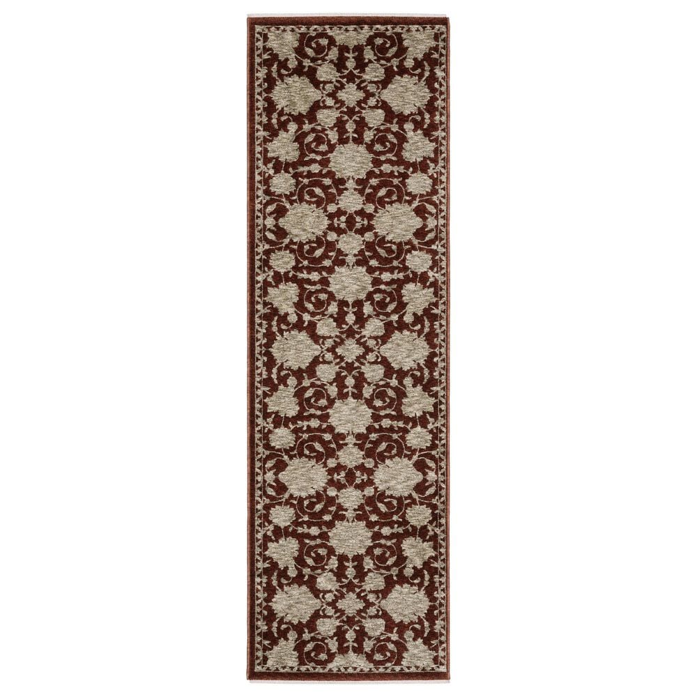 Oriental Weavers Capella Red and Beige 2"3" x 7"6" Runner, , large