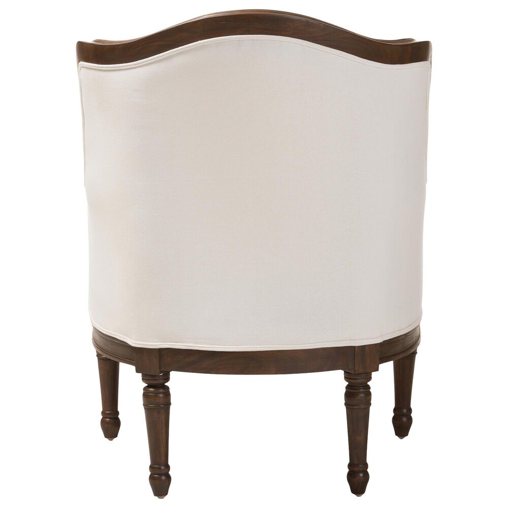 Baxton Studio Charlemagne Accent Chair in Off-White, , large