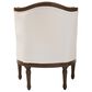 Baxton Studio Charlemagne Accent Chair in Off-White, , large
