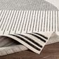 Surya Pisa 5" x 7" Black, Ivory and Gray Area Rug, , large