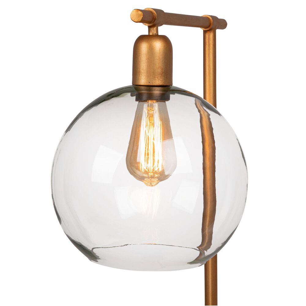 Creative Coop Caleb Floor Lamp in Antique Brass, , large