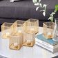 Maple and Jade Modern Metal Candle Holder with Rectangular Cage Design in Gold (Set of 3), , large