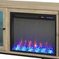 DHP Marabella 70" TV Stand with Fireplace in Blonde Oak, , large