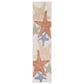 Nourison Aloha ALH28 2"3" x 8" Ivory and Multicolor Indoor/Outdoor Runner, , large