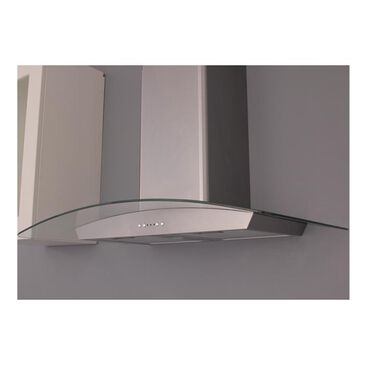 Berkshire 36" Curved Glass Chimney Range Hood, , large