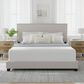Richlands Furniture Willow Queen Upholstered Panel Bed in Gray Fog, , large