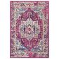 Safavieh Evoke EVK275R 4" x 6" Fuchsia and Ivory Area Rug, , large